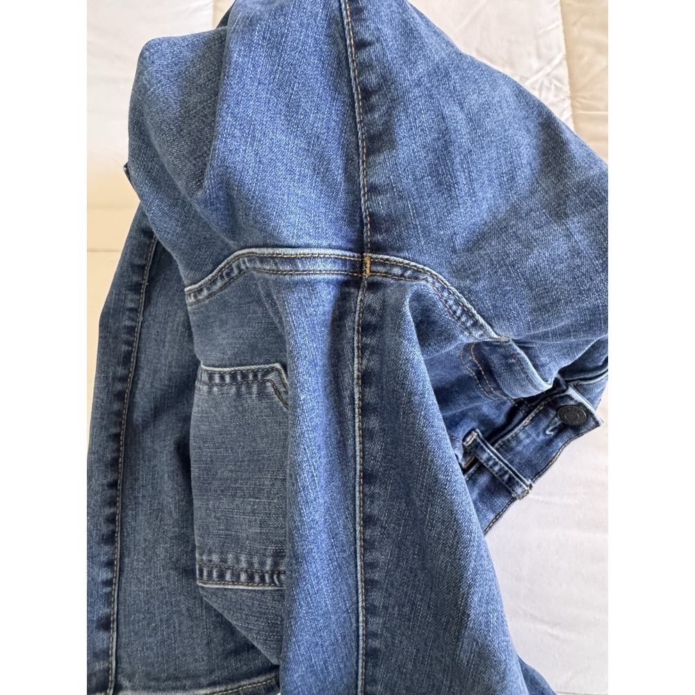 GAP Kids Boys Original Jeans Size 14 Regular Stretch Straight Denim Blue EUC - Picture 7 of 10